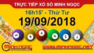 Xổ số Minh Ngọc™ Thứ Tư 19092018  Kênh chính thức từ Minhngocnetvn [upl. by Dweck791]