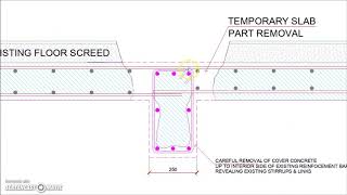 30 Reinforced Concrete Slab Beam Jacketing Details [upl. by Neelrihs]