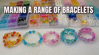 Make Bead Bracelets with me Using my latest Beebeecraft Bead Haul [upl. by Narot]