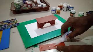 how to make library cardboard model  Ramnad Saravanan [upl. by Robin]