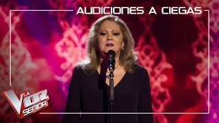 Blanca Villa canta Se nos rompió el amor  Audiciones a ciegas  La Voz Senior Antena 3 2019 [upl. by Qulllon]