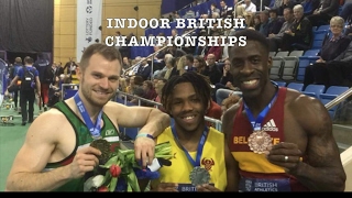 60m indoor finals Ft Dwain Chambers  British Championship indoor trials 2017 [upl. by Eggleston]