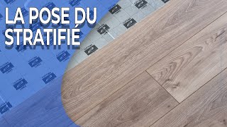 Comment poser un parquet flottant stratifié comme un pro [upl. by Aisya]