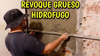 REVOQUE GRUESO HIDRÓFUGO 2 formas de hacerlo Mortero Hidrófugo [upl. by Hsan958]