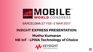 MWC2017 Insight Express NBIoT  LPWA Technology of Choice [upl. by Nelli]