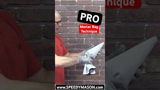 PRO Mortar Bag Technique for Grouting Joints protips mortar shorts buildingmaterial diy [upl. by Naasah]