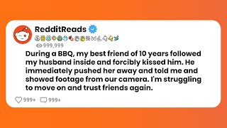 Full story My Best Friend Forcibly Kissed My Husband askreddit reddit shorts viralvideo aita [upl. by Calandra]