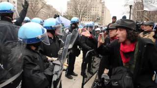 Occupy DC protesters lash out at police [upl. by Hanikahs]