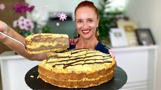 Тающая КОРОЛЕВСКАЯ ВАТРУШКА насыпной творожный пирог как торт Люда Изи Кук выпечка пирога Cheesecake [upl. by Becki]