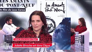 Juliette Binoche révèle avoir frôlé la mort sur le tournage des quotAmants du PontNeufquot [upl. by Raddi]