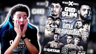 Misfits X Series 19 Gib vs Slim SUPERCARD Press Conference Reaction [upl. by Hippel]