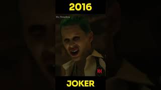 Evolution of Joker  Joker Then vs Now  Joker evolution  Joker Transformation dcjoker [upl. by Saiasi]