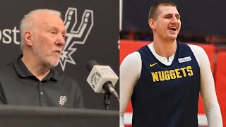 Gregg Popovich said  Nikola Jokic is an AMAIZING and FANTASTIC PHENOMENON [upl. by Benedic]