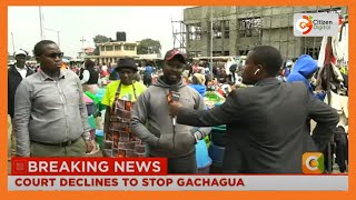 Nyeri residents express their opinions against Gachaguas impeachment trial [upl. by Erastus]