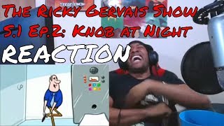 The Ricky Gervais Show S1 Ep2  Knob at Night REACTION  DaVinci REACTS [upl. by Ahsatin]