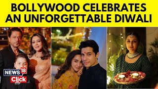 Diwali 2024  Bollywood Stars Celebrated Diwali In Iconic Styles And Traditional Elegance  N18V [upl. by Cronin]