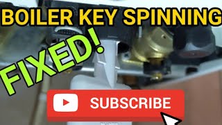 KEY SPINNING FIX Worcester Bosch Boiler refill [upl. by Cirdor]