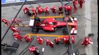 F1 Pit Stops 1950 vs 2013 Quick Changeover  SMED [upl. by Audris596]