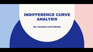 Indifference curve analysis [upl. by Mitchel]