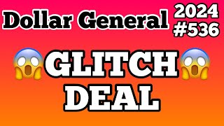 2024536😱Dollar General Couponing‼️GLITCH DEAL‼️Must Watch👀👀 [upl. by Ettinger342]