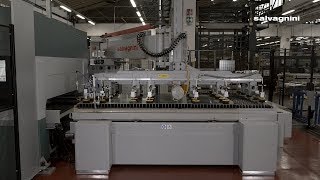 Salvagnini laser automation ADB compact destacker for automatic loading [upl. by Oicnanev]