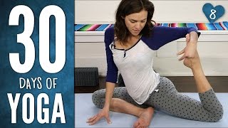 Day 8  Yoga For Healing amp Meditation  30 Days of Yoga [upl. by Odnomor803]