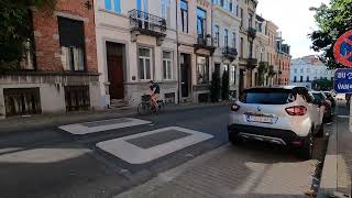 4K Walk Through Etterbeek Brussels Belgium [upl. by Edialeda]