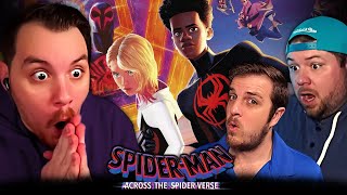 SpiderMan Across the SpiderVerse Movie REACTION [upl. by Idnal]