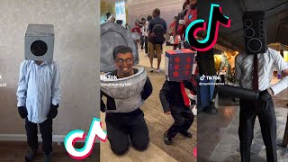 Funny Cosplay CameramanTVmanSpeakermanSkibidi Toilet TikTok Compilation 12 [upl. by Oletha338]