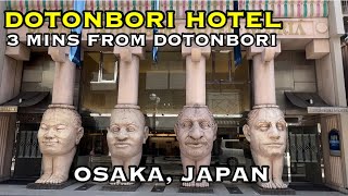 Dotonbori Hotel  3 Mins from Dotonbori amp OsakaNamba Station  Osaka Japan [upl. by Ecilahs530]