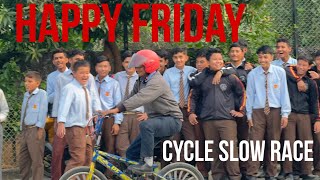 Cycle slow race competition ll special Friday program ll Gurungsir ll [upl. by Ahtelat]