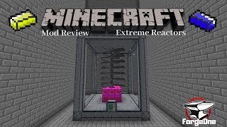 Minecraft Mod Review  Extreme Reactors  Turbine Set Up [upl. by Enohsal]