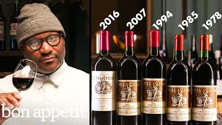 Sommelier Tastes the Same Wine at 5 Ages 19782016  World Of Wine  Bon Appétit [upl. by Aissert977]