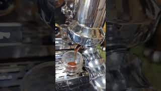 Quick testing Faema Urania 1 Group Vintage Coffee Machine coffee espressomachine [upl. by Warrick]