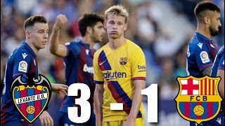 Levante vs Barcelona 31 La Liga 201920  MATCH REVIEW [upl. by Lisha]