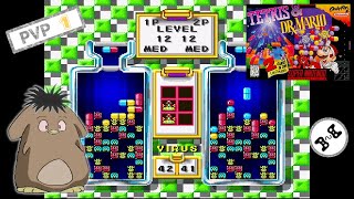 Tetris amp Dr Mario SNES 『vs 2P』Gameplay [upl. by Desiree]