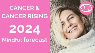 CANCER SUN amp CANCER RISING ASTROLOGY YEARLY FORECAST 2024 [upl. by Nnyla920]