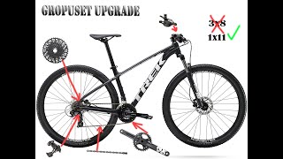 Trek marlin 5 upgrade from 37 to 111 [upl. by Goddard]