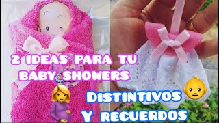 Como hacer distintivos y recuerdos para baby shower [upl. by Eitten]