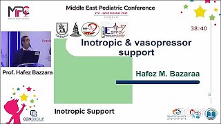 Inotropic and Vasopressor Support Prof Hafez Bazaraa [upl. by Eirrok]