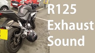 2016 YZFR125 EXHAUST SOUND [upl. by Dione]