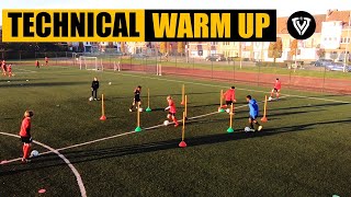 Technical warm up  U11  U12  U13  U14  Football  Soccer Exercises [upl. by Idur]