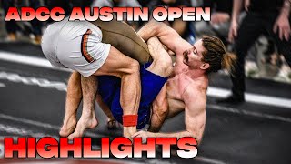 ADCC Austin Open  Adult Divisions Highlight [upl. by Nomaid]