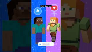 Minecraft singing challenge  girls vs boys shorts minecraft challenge fyp [upl. by Burkle]