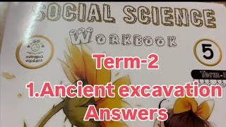 Class5SOCIALSCIENCE1Ancient excavationterm 2English medium workbook Answersennumezhuthum [upl. by Sukul]