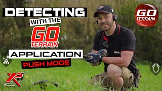 Metal detecting with GO TERRAIN a unique application dedicated to the metal detector hobby [upl. by Auberon]