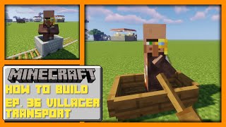 Wie Transportiert man einen Dorfbewohner in Minecraft 🤔 MC Tutorial  Minecraft How To Build EP 36 [upl. by Nikkie]