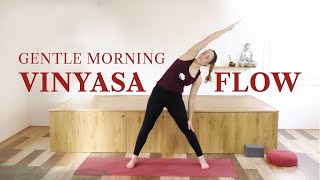 Morning Vinyasa Flow for Beginners  Grounding 40Minute Flow  Arhanta Yoga [upl. by Llabmik]