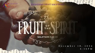 Wednesday Night Bible Study  12182024 [upl. by Blaine]