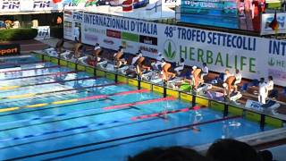 Trofeo Nuoto Settecolli 2011  La finale dei 200 stile libero uomini [upl. by Einahpad202]